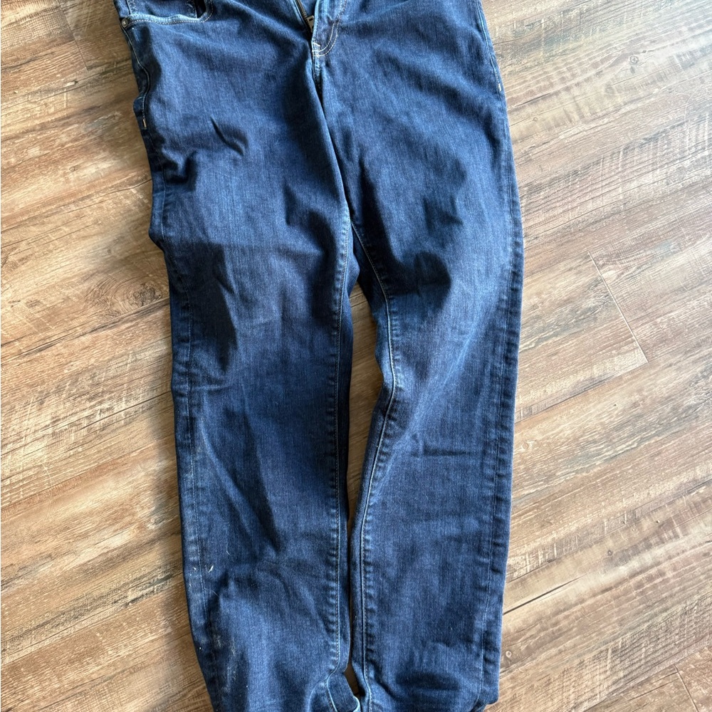 Express Men's Dark Blue Relaxed Jeans 33x32 Athletic Slim